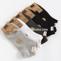 Chaussettes courtes de cheville pour hommes emballés bon marché pour femmes/hommes de mode unisexe personnalisées